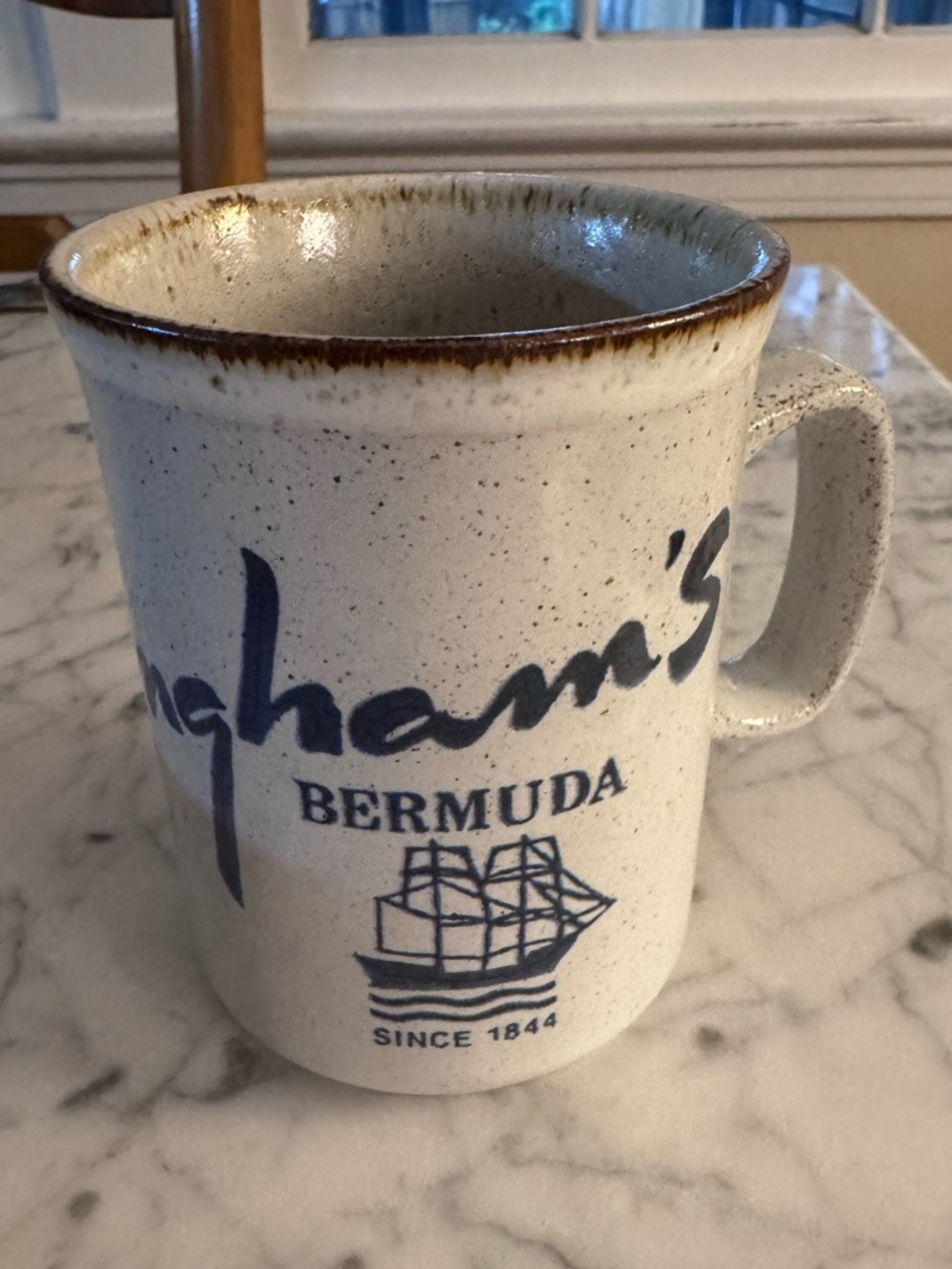 Triminghams Bermuda mug, like new